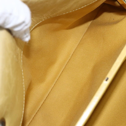 Chanel Just Mademoiselle Bag Quilted Aged Calfskin, YELLOW, LEATHER, Shoulder bag