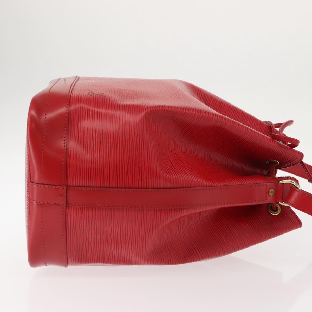 Louis Vuitton Noe Handbag Epi leather, RED, LEATHER, Shoulder bag