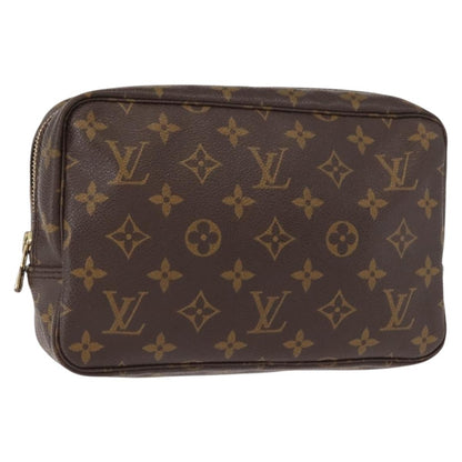 Louis Vuitton Trousse Toiletry Pouch Monogram Canvas, BROWN, CANVAS, Toiletry Case
