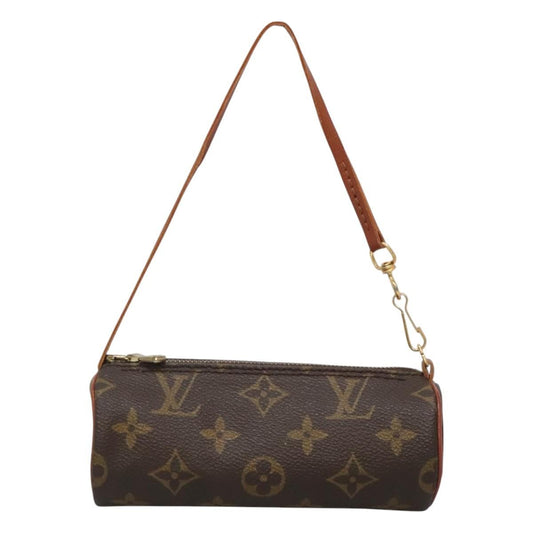 Louis Vuitton Papillon Pochette Monogram Canvas, BROWN, CANVAS, Clutche & pouche