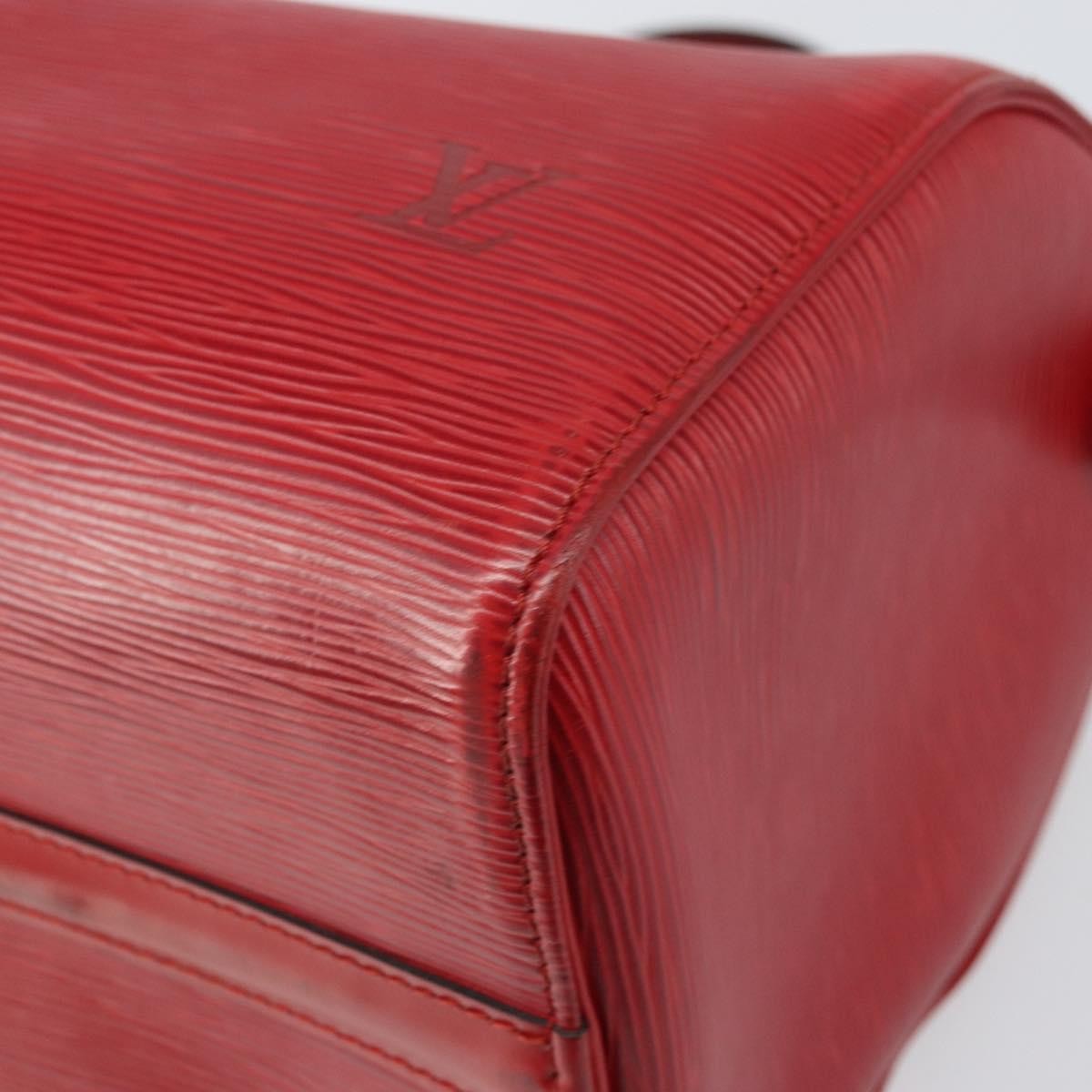 Louis Vuitton Speedy Handbag Epi Leather, RED, LEATHER, Handbag
