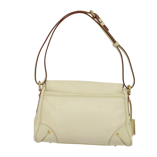 Louis Vuitton Suhali L'Essentiel Handbag Leather, WHITE, LEATHER, Shoulder bag