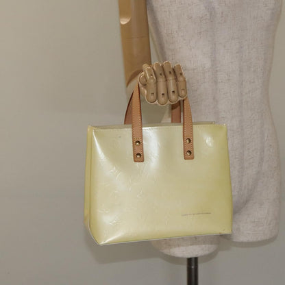 Louis Vuitton Reade Handbag Monogram Vernis, BEIGE, PATENT_LEATHER, Handbag