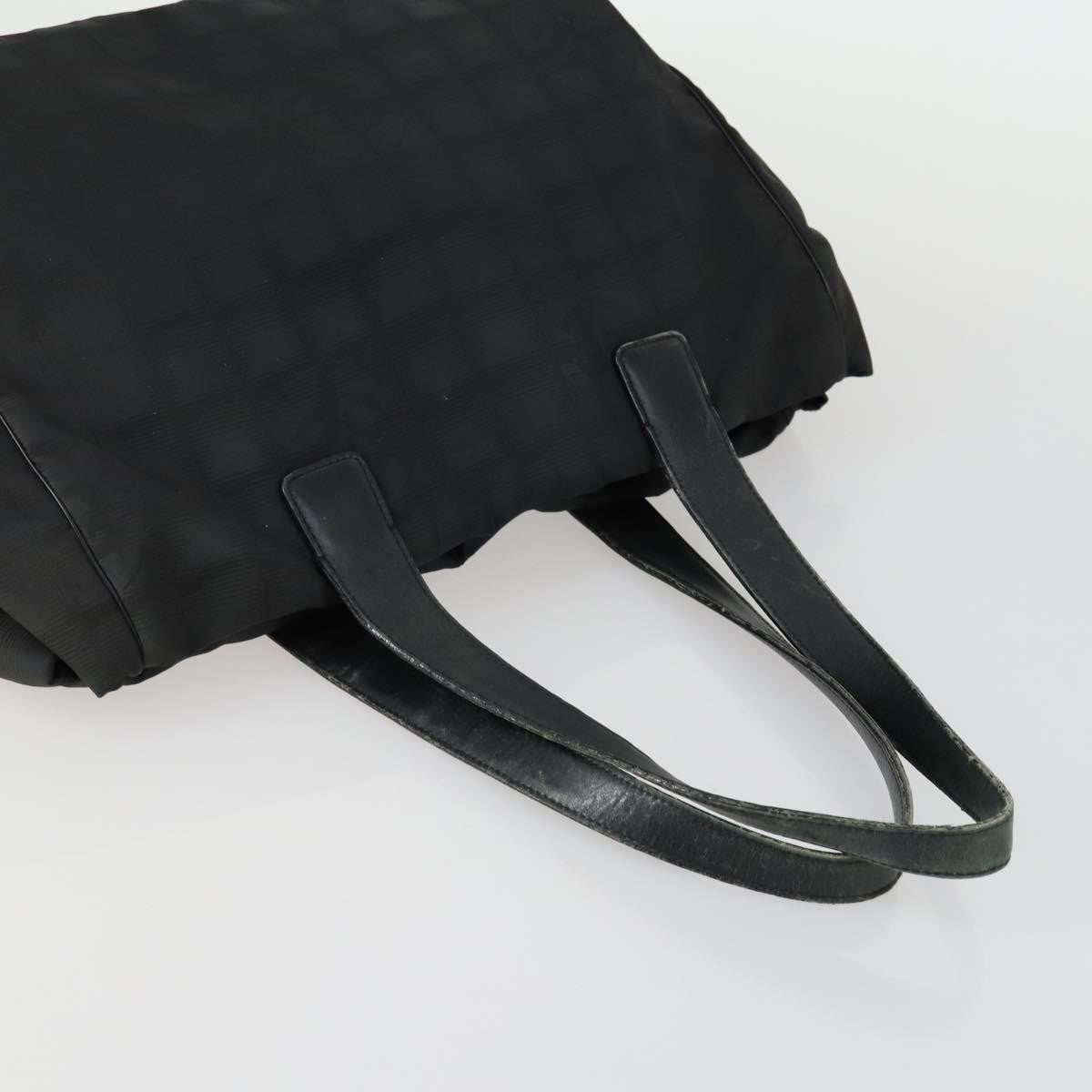 Chanel Fourre Tout Tote Multicolor Toile, BLACK, NYLON, Handbag