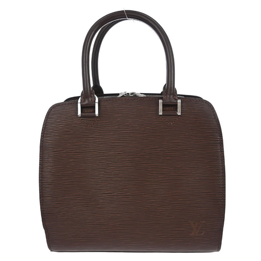 Louis Vuitton Pont Neuf Handbag Epi Leather, BROWN, LEATHER, Handbag
