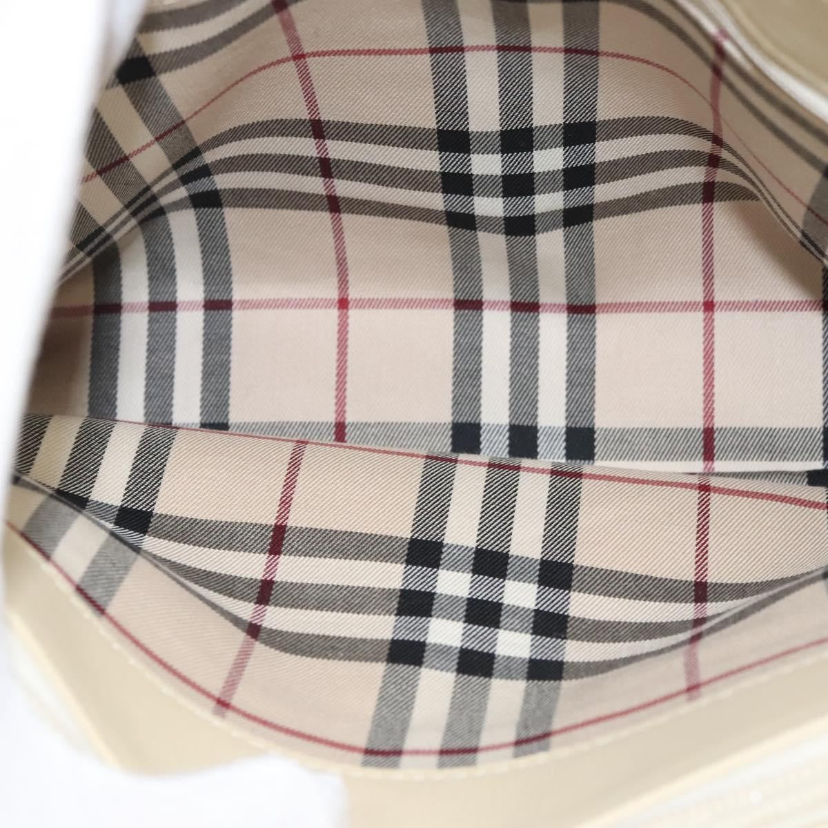 Burberry Vintage Handbag Leather, BEIGE, LEATHER, Handbag