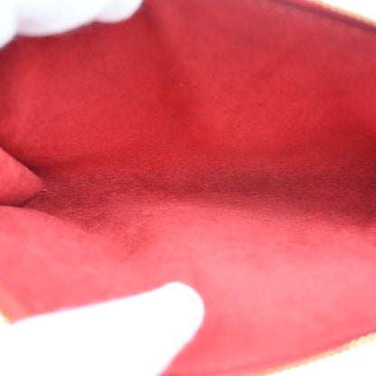 Louis Vuitton Pochette Accessoires Epi Leather, RED, LEATHER, Clutche & pouche