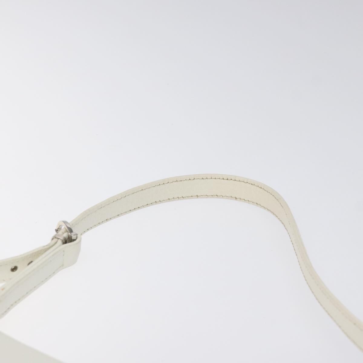 Salvatore Ferragamo Shoulder Bag Leather, WHITE, LEATHER, Shoulder bag