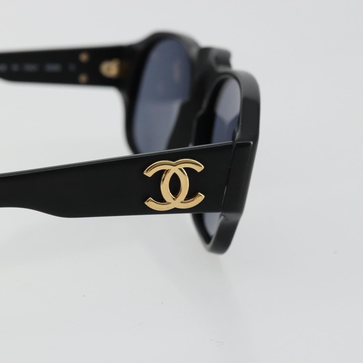 Chanel Logo CC Sunglasses Plastic, Black, Plastic, Sunglasses