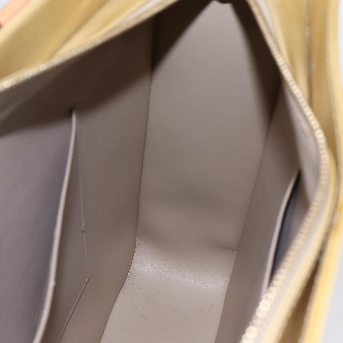 Louis Vuitton Columbus Handbag Monogram Vernis, BEIGE, PATENT_LEATHER, Tote bag