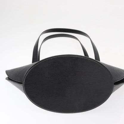 Louis Vuitton Saint Jacques Handbag Epi Leather, BLACK, LEATHER, Shoulder bag