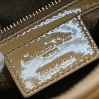 Christian Dior Lady Dior Bag Cannage Quilt Patent, Yellow, Patent Leather, Handbag