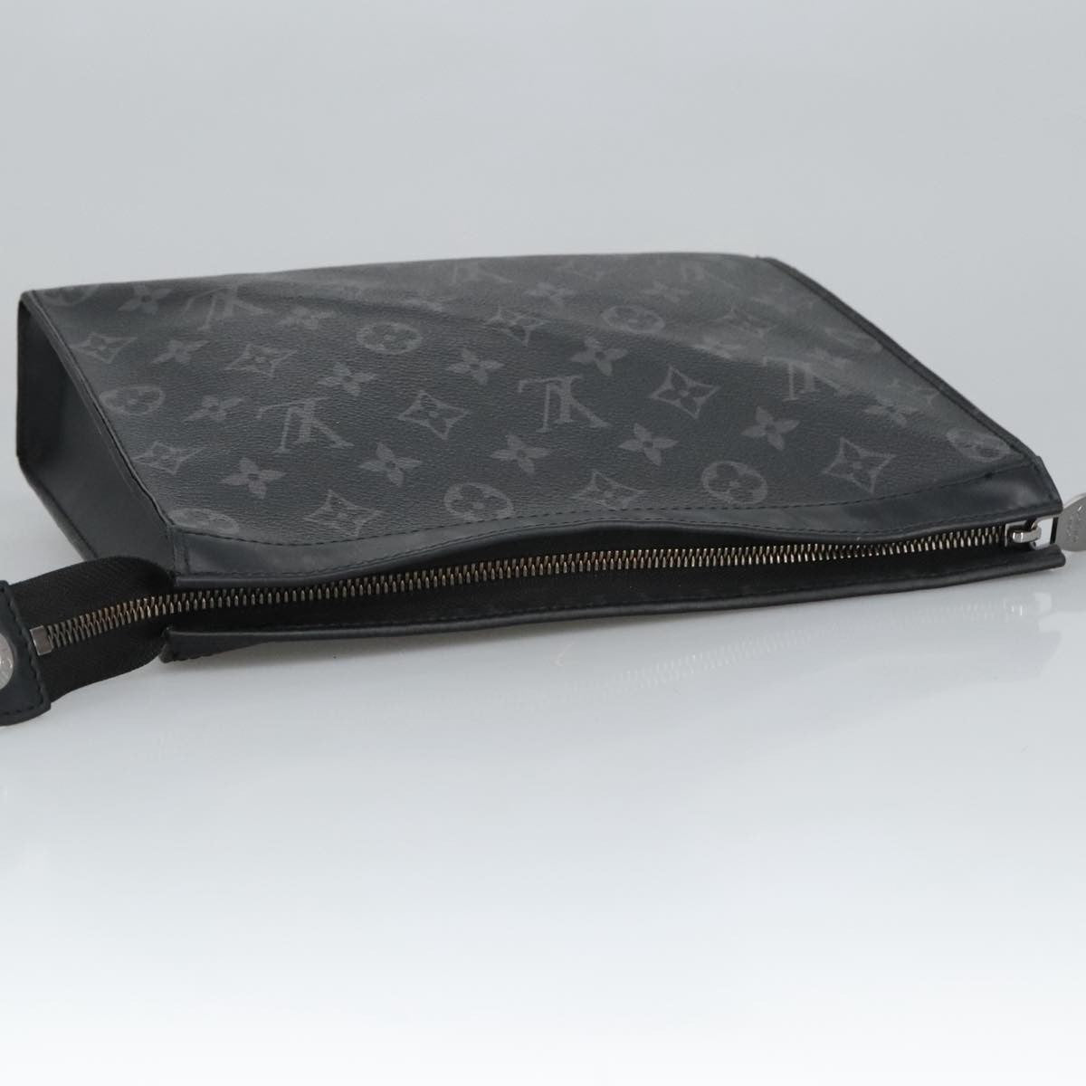 Louis Vuitton Pochette Voyage Monogram Eclipse Canvas, BLACK, CANVAS, Clutche & pouche