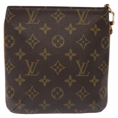 Louis Vuitton Partition Wristlet Clutch Monogram Canvas, BROWN, CANVAS, Clutche & pouche