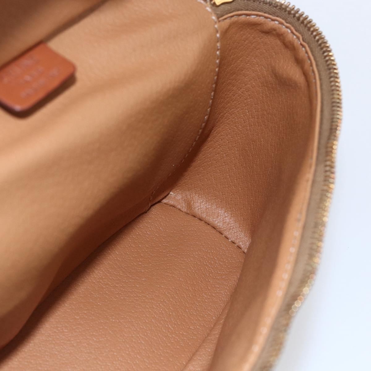 Celine Macadam Vanity Bag Canvas, BROWN, CANVAS, Travel bag