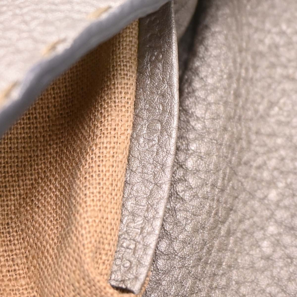 Fendi Selleria Baguette Bag Leather, GRAY, LEATHER, Handbag