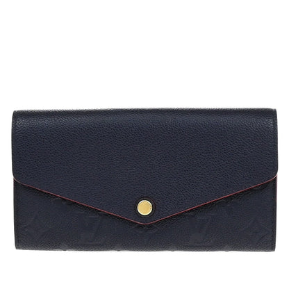 Louis Vuitton Sarah Wallet NM Monogram Empreinte Leather, NAVY, LEATHER, Wallets