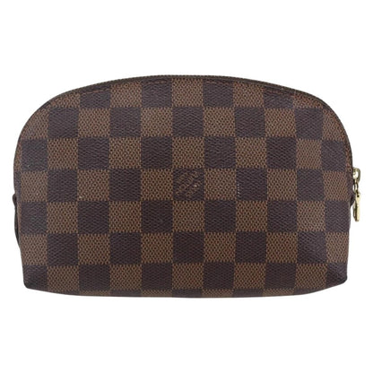 Louis Vuitton Cosmetic Pouch Damier, BROWN, CANVAS, Clutche & pouche