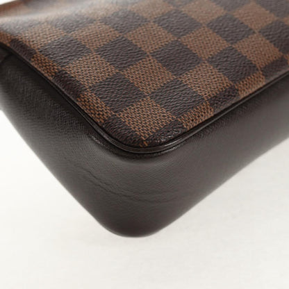 Louis Vuitton Trousse Make Up Bag Damier, BROWN, CANVAS, Clutche & pouche