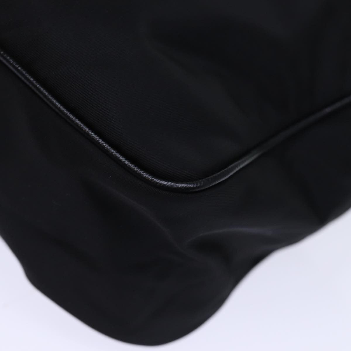 Prada Buckle Messenger Bag Tessuto, BLACK, NYLON, Shoulder bag