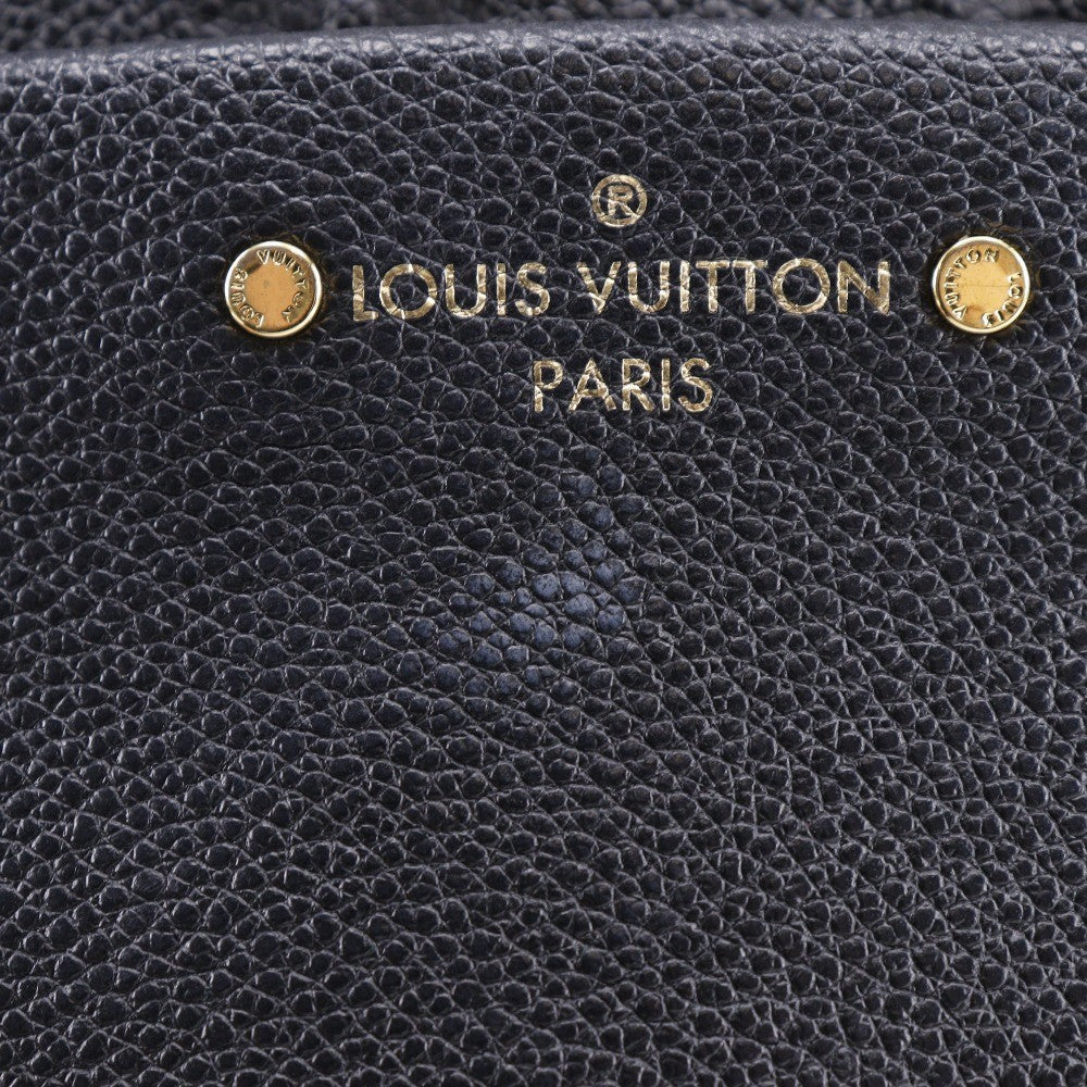 Louis Vuitton Sorbonne Backpack Monogram Empreinte Leather, BLACK, LEATHER, Backpack