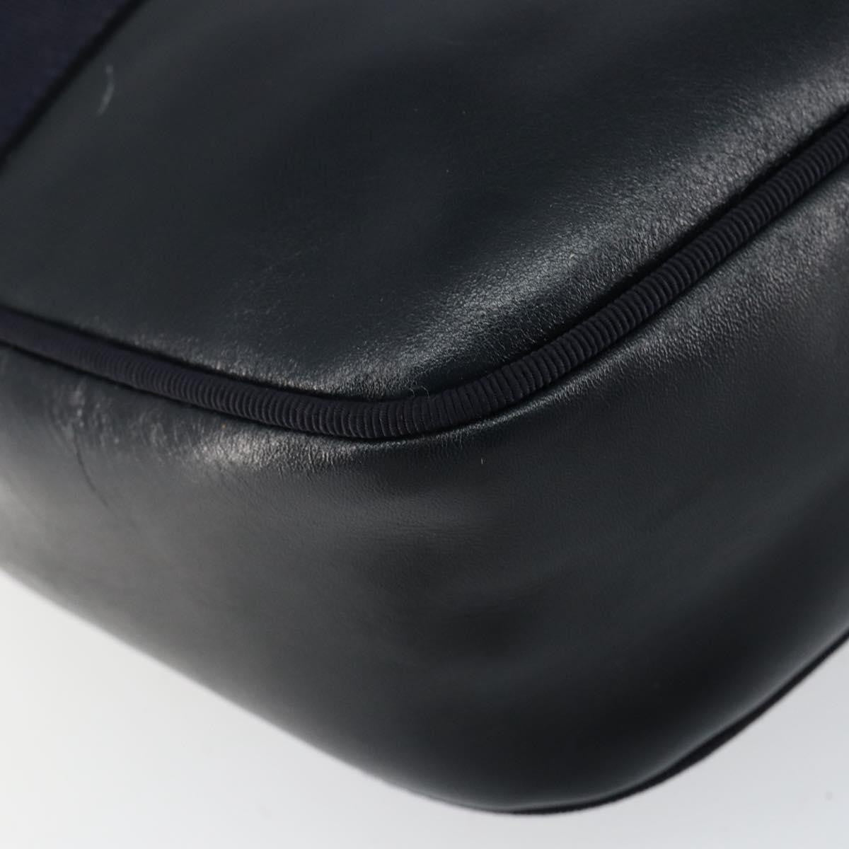 Salvatore Ferragamo Vala Shoulder Bag Leather, NAVY, LEATHER, Shoulder bag