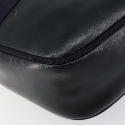 Salvatore Ferragamo Vala Shoulder Bag Leather, NAVY, LEATHER, Shoulder bag