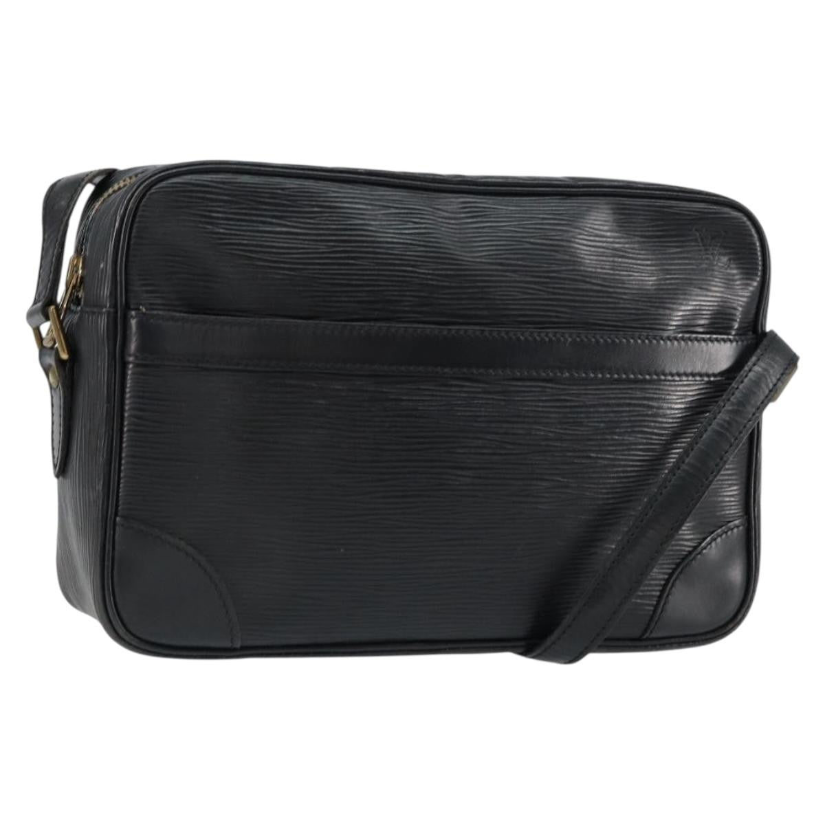 Louis Vuitton Trocadero Handbag Epi Leather, BLACK, LEATHER, Shoulder bag