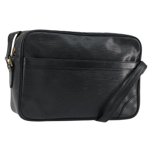 Louis Vuitton Trocadero Handbag Epi Leather, BLACK, LEATHER, Shoulder bag