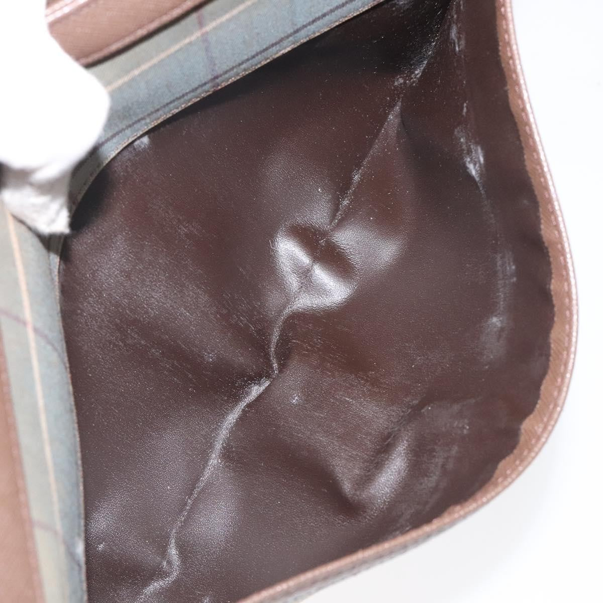 Burberry Nova check Pochette Canvas, BEIGE, CANVAS, Clutche & pouche