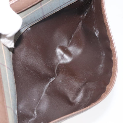 Burberry Nova check Pochette Canvas, BEIGE, CANVAS, Clutche & pouche