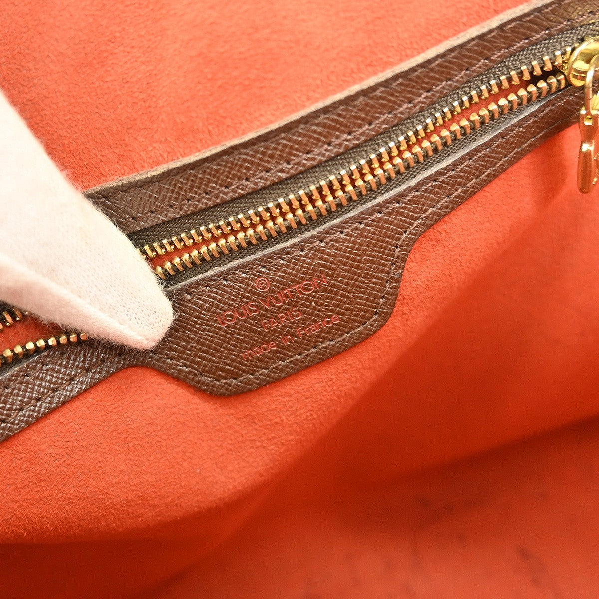 Louis Vuitton Triana Bag Damier, BROWN, CANVAS, Handbag