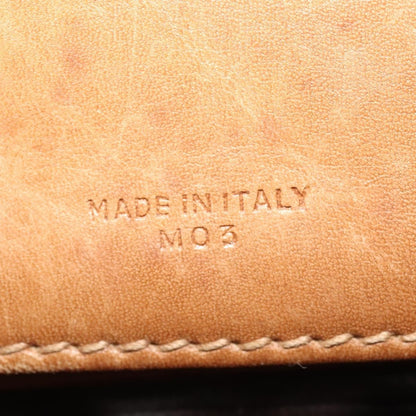 Celine Macadam Shoulder Bag Leather, BEIGE, CANVAS, Shoulder bag