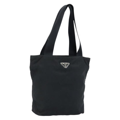Prada Vintage Zip Tote Tessuto, BLACK, NYLON, Tote bag