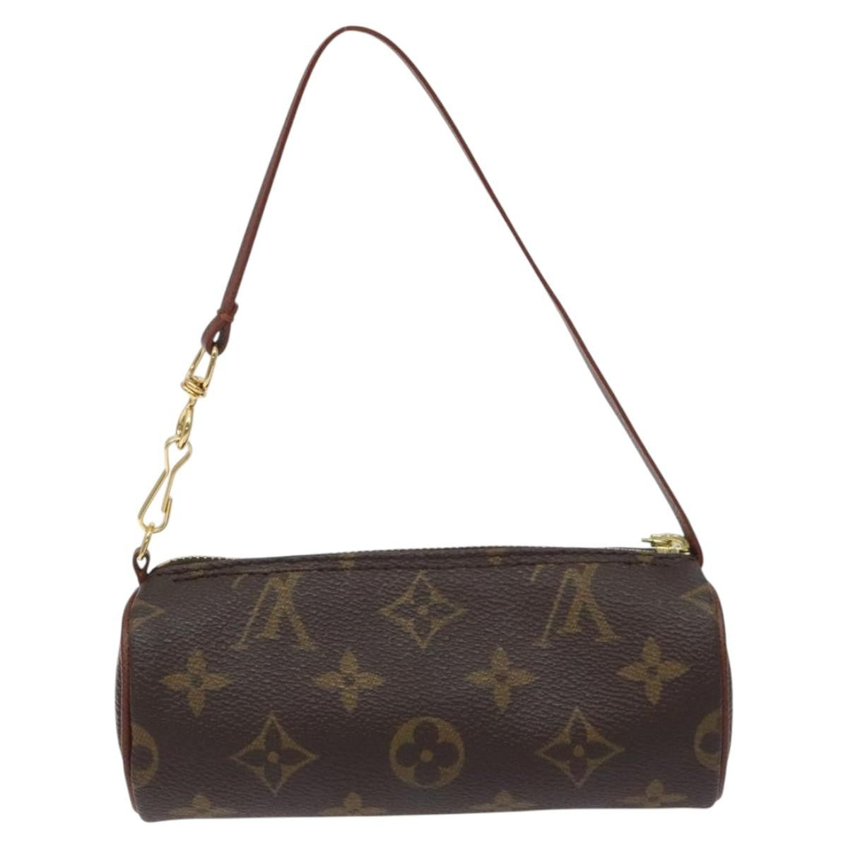 Louis Vuitton Papillon Pochette Monogram Canvas, BROWN, CANVAS, Handbag