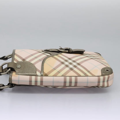 Burberry Nova Check Tote canvas check pattern, PINK, PVC, Tote bag