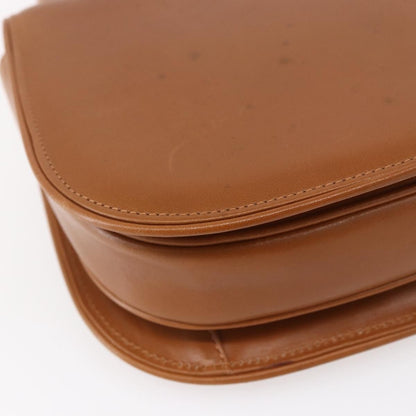 Gucci Vintage Handbag Leather, BROWN, LEATHER, Handbag