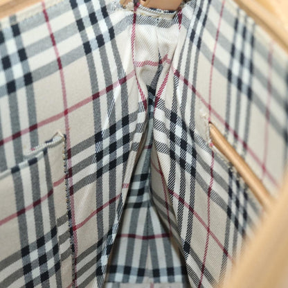 Burberry Shoulder Bag Leather, BEIGE, CANVAS, Shoulder bag