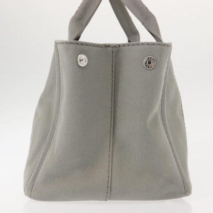 Prada Canapa Tote Canvas, GRAY, CANVAS, Tote bag