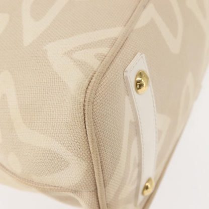 Louis Vuitton Tahitienne Cabas Canvas, BEIGE, CANVAS, Tote bag