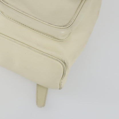 Gucci Vintage Bamboo Backpack Leather, BEIGE, LEATHER, Backpack