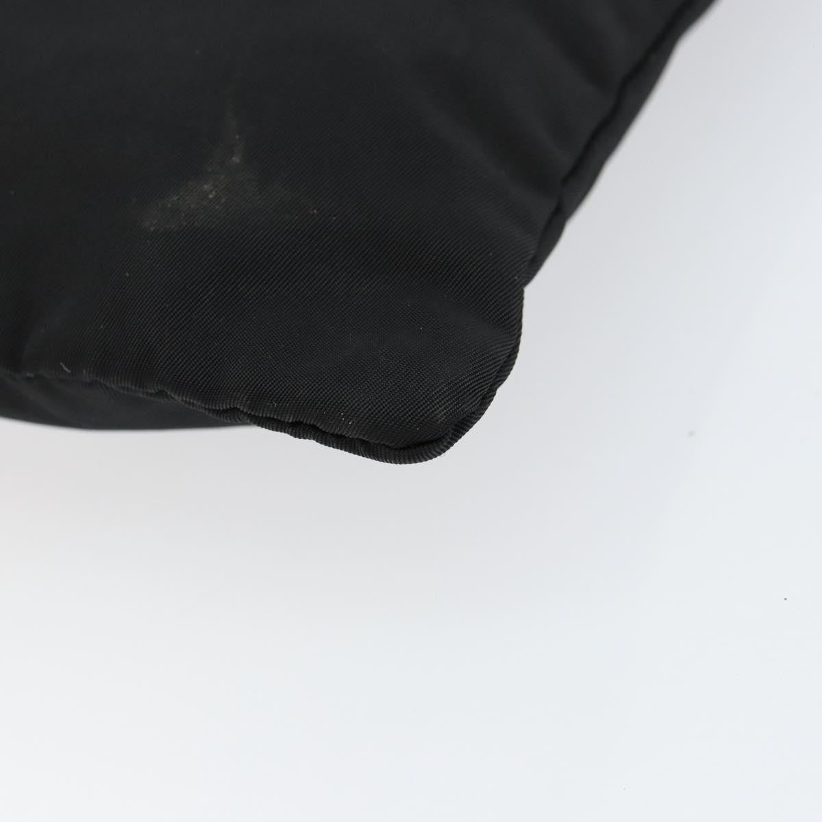 Prada Flat Messenger Bag Tessuto, BLACK, NYLON, Shoulder bag