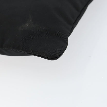 Prada Flat Messenger Bag Tessuto, BLACK, NYLON, Shoulder bag