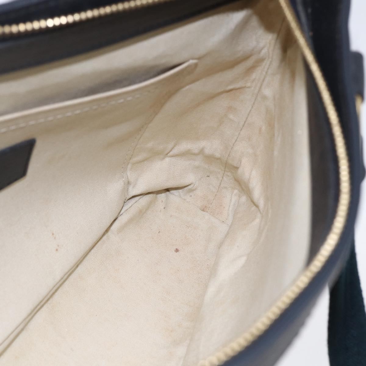 Louis Vuitton Lucille Handbag Mini Lin, BLUE, CANVAS, Handbag