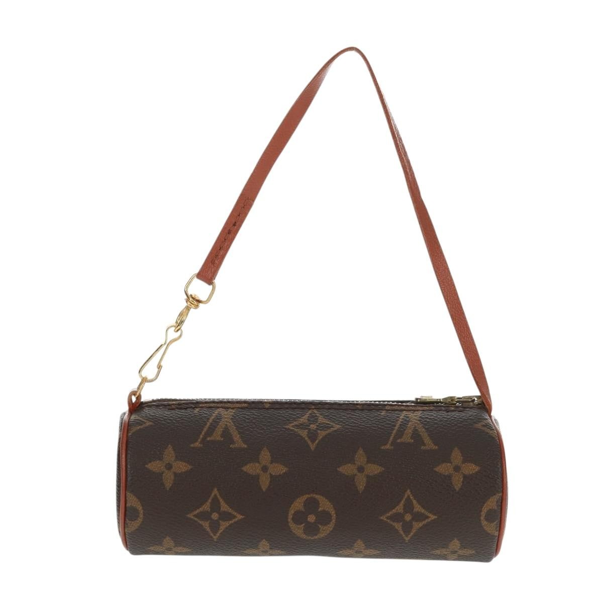 Louis Vuitton Papillon Pochette Monogram Canvas, BROWN, CANVAS, Clutche & pouche