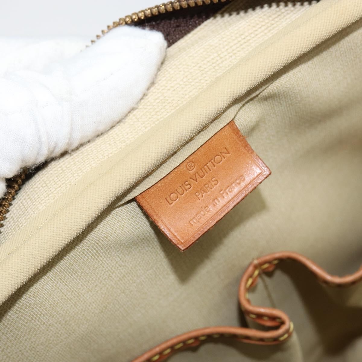 Louis Vuitton Deauville Handbag Monogram Canvas, BROWN, CANVAS, Handbag