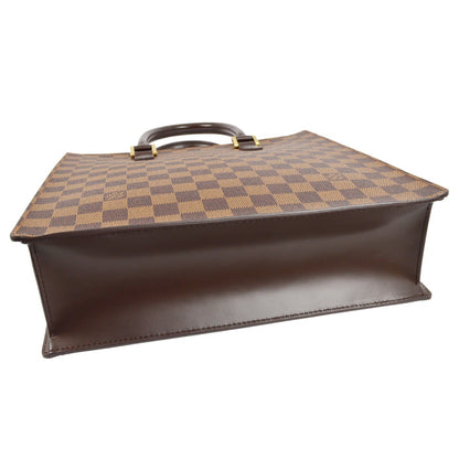 Louis Vuitton Venice Sac Plat Bag Damier, BROWN, CANVAS, Tote bag