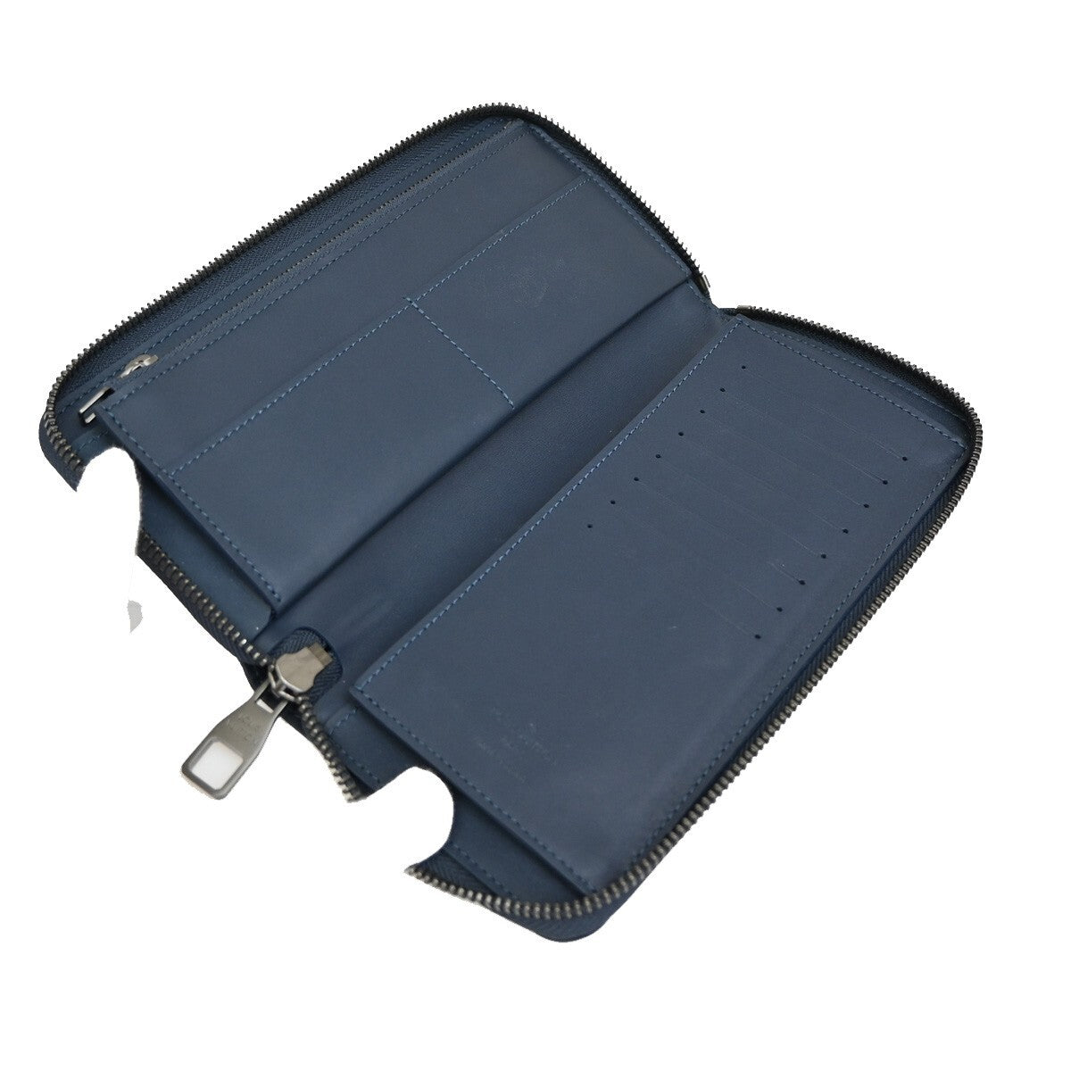 Louis Vuitton Zippy wallet vertical Damier Infini Leather, BLUE, LEATHER, Wallets