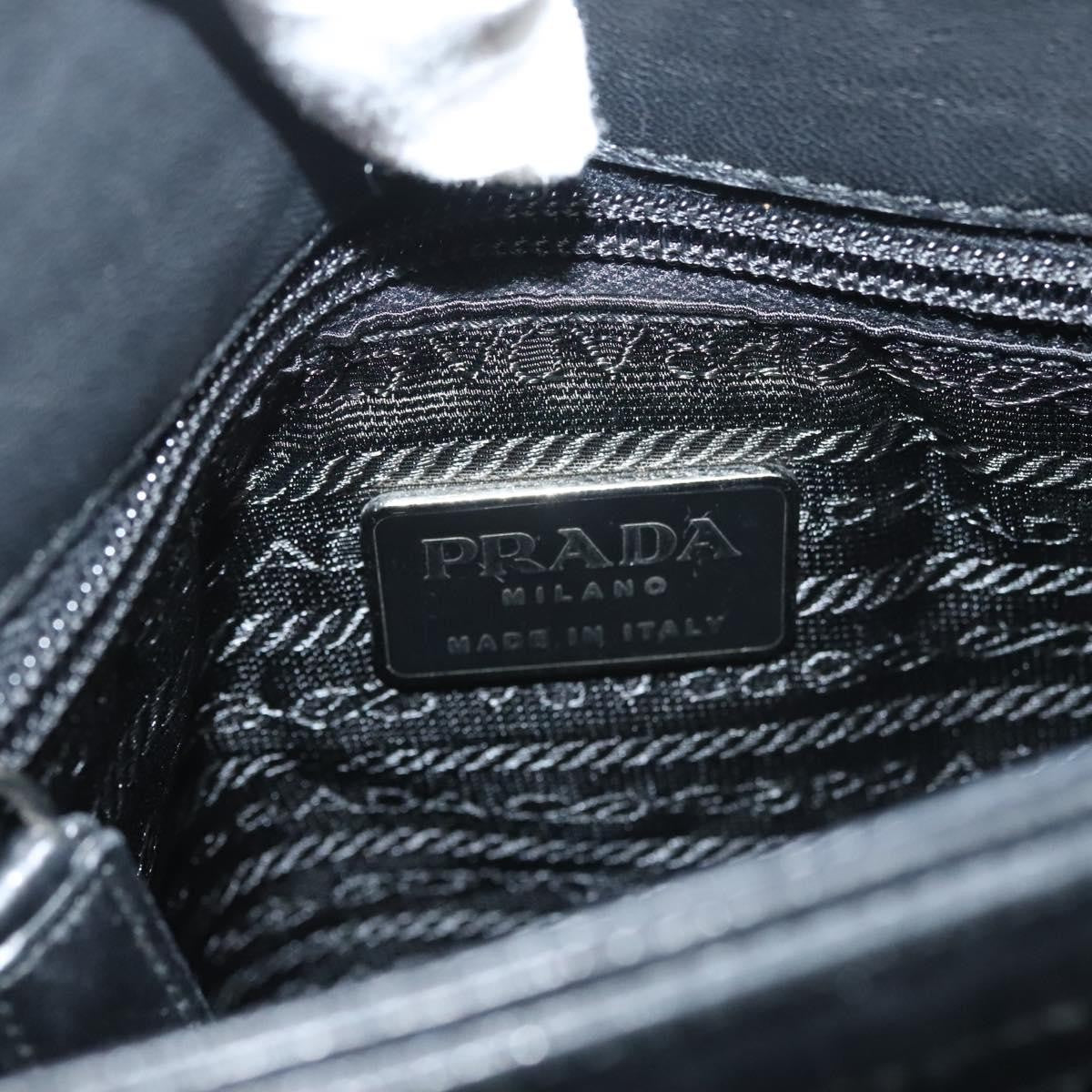 Prada Vintage Handbag Tessuto, BLACK, NYLON, Handbag