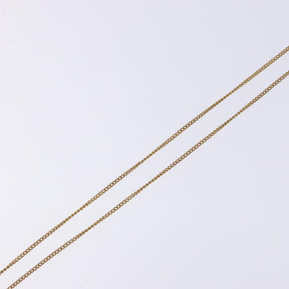 Christian Dior CD Round Pendant Necklace Metal, GOLD, METAL, Necklace